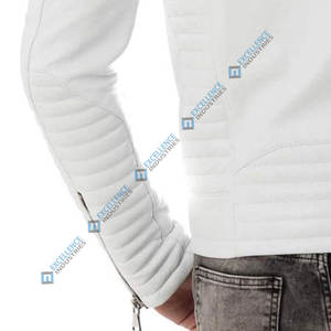 Vêtements pour hommes vente chaude veste en cuir nouvelle mode veste en cuir pour hommes veste d'hiver coupe-vent - Product Image 6