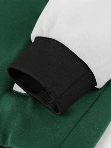 Veste en toile décontractée simple pour homme, style streetwear, avec fermeture éclair sans col, pour la saison hivernale - Product Image 4