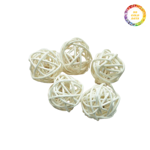 Boule de rotin bon marché en gros décoration tissée artisanale de haute qualité pour l'affichage de mariage de fête de jardin à la maison - Product Image 5