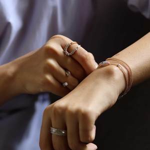 Anillo de Compromiso con Diamante Cultivado en Laboratorio de 1.50 CTW, Anillo de Boda Delicado de Banda Abierta para Esposa, Joyería Romántica para Mujer para Uso Diario y Fiestas - Product Image 4