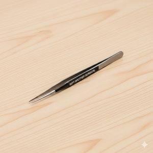 Pinzas Quirúrgicas de Acero Inoxidable de Grado Médico, Pinzas de Precisión con Punta Fina - Product Image 1