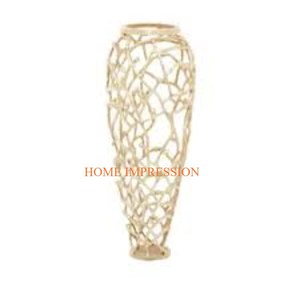 Meilleure vente Vases à fleurs en aluminium faits à la main et au design moderne Pots Vaisselle de luxe de qualité pour les fêtes de mariage ou au restaurant - Product Image 6