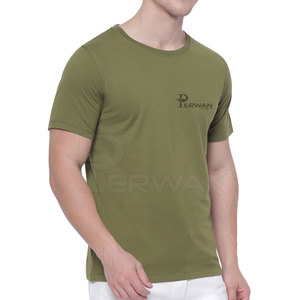T-shirts pour hommes de haute qualité 100% coton anti-rides à la mode Service OEM coupe régulière vêtements de rue personnalisables - Product Image 3