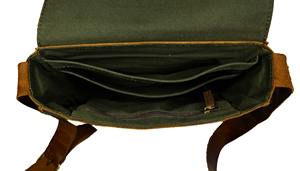 Vente en gros sac à dos vintage en cuir véritable fait main pour ordinateur portable sac bureau école collège lettre pour collège lycéens - Product Image 6