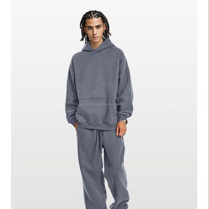 Hot <b>Sale</b> Oversized Hoodie Dropped Shoulders Custom Logo 100% Heavyweight High Quality Cotton Washable Autumn Season Hooded - Product Image 2