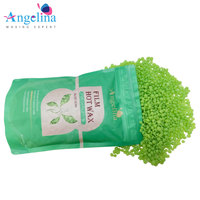 Perles de cire dure à l'aloe vera Angelina AW005, prix usine, 1 kg, pour épilation en gros, cire dépilatoire visage et corps pour salon