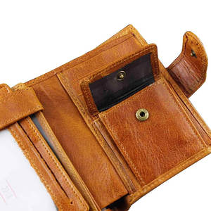 2024กระเป๋าสตางค์หนังแท้ของผู้ชายหรูหราทนทานติดทนนานพร้อมบริการเปิดปิด OEM สินค้าขายดี - Product Image 5