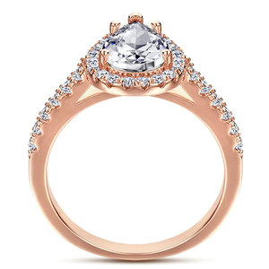 ขายร้อนแฟชั่น14พันสีเหลืองทองแหวนหมั้นแหวนเพชรสำหรับผู้หญิง - Product Image 3