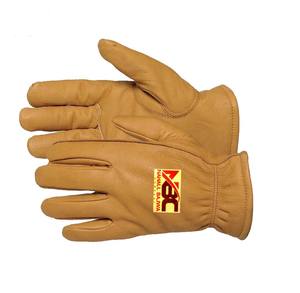 Gants de travail en cuir jaune pour hommes de taille XL Logo personnalisé Mécanicien industriel Sécurité du jardin pour le soudage à l'extérieur - Product Image 5