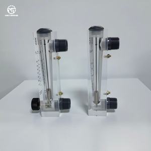 実験室用途向けステンレス鋼フロート付き高視認性低圧力アクリルガラス管ロタメーター - Product Image 5