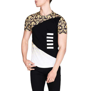 Últimos diseños de camisa de moda para hombres Camisetas con estampado personalizado Ropa de hombre Impreso Tallas grandes Camiseta de color personalizada para hombres - Product Image 1