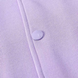 Custom Men's Varsity Jacket Stand Embroidered Front Printing <b>Wool</b> Long Sleeve Customizable Design Button Solid Color Windproof - Product Image 4