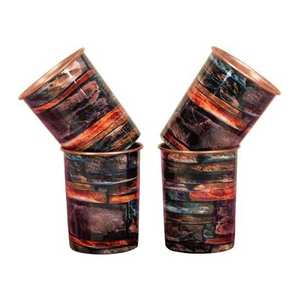 Gobelets en métal conçus sur mesure de haute qualité respectueux de l'environnement et fabriqués en Inde forte demande pour les récipients à boire de concepteur - Product Image 4