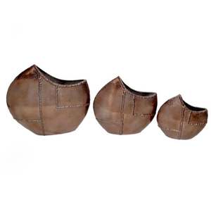 Top Selling Rough <b>Copper</b> Plated Flower <b>Vase</b> Set of 2 Aluminum Antique Flower Pots Indoor Planters Customized Metal <b>Vases</b> - Product Image 6