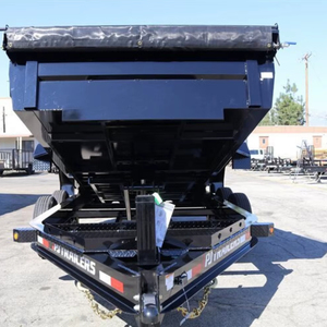 รถพ่วง PJ รุ่น DL142 รถดัมพ์ 14 ฟุต แบบเพลาคู่ ระบบไฮดรอลิก |   งานก่อสร้างหนักและขนส่งวัสดุ - Product Image 2