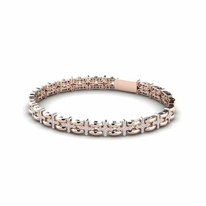 Bracelet en diamant Moissanite glacé de créateur de luxe en argent 925 avec idée cadeau parfaite - Product Image 1