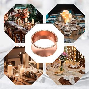 Rond de serviette en rotin Fleur Décor de table de Noël indien exclusif avec bois papier métal fabriqué à la main Style parfait - Product Image 5