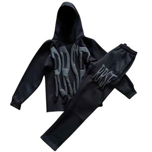 ชุดวอร์มขนาดใหญ่พิเศษของผู้ชายทันสมัยและอินเทรนด์ดีไซน์2024พิมพ์ลายพัฟใส่สบายระบายอากาศได้ดีในฤดูหนาว - Product Image 1