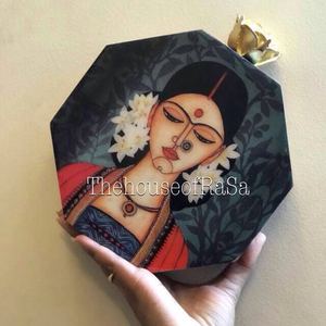 Escultura de Resina Pintada a Mano para Bodas Indias, Escultura con Forma Personalizada, Patrón de Escultura para Regalos Empresariales, Artesanías Galore (India) - Product Image 3