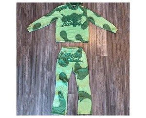 Soft Comfortable Winter Solid Casual Men's Sweat Suit Daily Wear Fitness Custom <b>Tracksuit</b> | High Quality 100% Cotton Breathable - Product Image 5