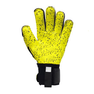 High Quality Leather Youth <b>Goalkeeper</b> <b>Gloves</b> with Adjustable Wrist Straps Comfortable Padding for Outdoor Use by Young Players - Product Image 4