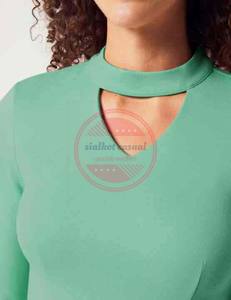 Uniformes médicaux à manches courtes col en V haut d'infirmière d'hôpital à vendre - Product Image 2