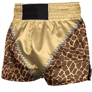 Short de kickboxing décontracté en coton léger pour hommes respirant Hip Hop MMA équipement d'arts martiaux couleur unie pour adultes - Product Image 3