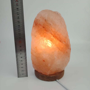 Lámpara de Sal de Cristal de Alta Calidad al por Mayor, Estilo Flor Tallada, Luz Nocturna para Feng Shui, Artesanía Natural - Product Image 3