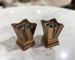 Brûleur de Bakhoor Élégant en Bois et Résine Arabe, Écologique et Fait Main, Porte-Encens Parfumé pour Mariages et Décoration Intérieure - Product Image 4