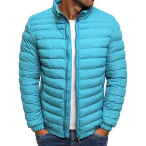 Chaqueta de Invierno Informal con Capucha Ligera para Unisex, Relleno de Algodón Cálido, Impermeable en la Parte Delantera, para Viajes Diarios al Aire Libre - Product Image 1