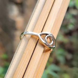 Bague originale du mauvais œil Protection contre l'énergie négative Bague pour homme en argent sterling 925 Fournisseurs de bijoux en vrac vérifiés - Product Image 2