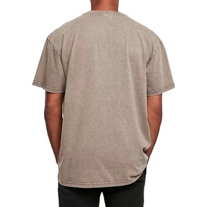 T-shirts imprimés délavés à l'acide, coupe ample, haute qualité, fabriqués au Pakistan, prix de gros, 100% coton, pour hommes - Product Image 2