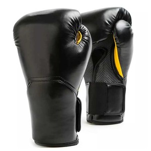 Gants de boxe professionnels en cuir PU avec logo personnalisé du fabricant, moulage par injection haute densité - Product Image 5