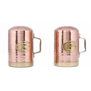 Latest Design Home Dining Table <b>Salt</b> and <b>Pepper</b> Jar Made of Gold Metal Hammered Stainless Steel <b>Salt</b> and <b>Pepper</b> Condiment Jar - Product Image 5