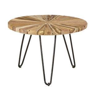 Elegant Design <b>Round</b> Coffee <b>Table</b> <b>Wooden</b> <b>Top</b> with Metal Leg Multi-Function Modern Style Direct Manufacturer - Product Image 1