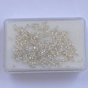 Diamantes blancos naturales de 1mm y 2mm, corte brillante redondo, piedras Cuerpo a Cuerpo sueltas certificadas IGI, calidad AAA para la fabricación de joyas - Product Image 3