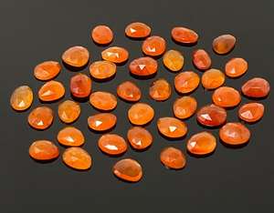 อัญมณีคาร์เนเลี่ยนธรรมชาติแบบ100% อัญมณีหลวมตัดจากดอกกุหลาบอัญมณีที่มีค่า - Product Image 4