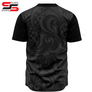 Tout nouveau Design 100% Polyester Élégant Nouveau Design OEM Maillot de Baseball Sublimé Pour Hommes Jeunes Unisexe Sports Baseball Shirt - Product Image 2