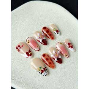 Tropic Mix Press-On Nail Art : Design d'ongles amusant et tendance - Product Image 1