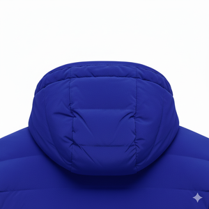 Chaqueta de invierno con capucha de alta calidad personalizada al por mayor para hombre con cremallera frontal y logotipo acolchado de fabricante - Product Image 6