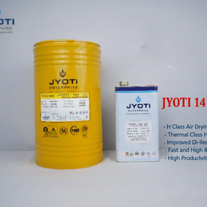 Secado al aire rápido Clase H Barniz aislante eléctrico Jyoti 141 FD para uso de motores y transformadores de alto voltaje - Product Image 1