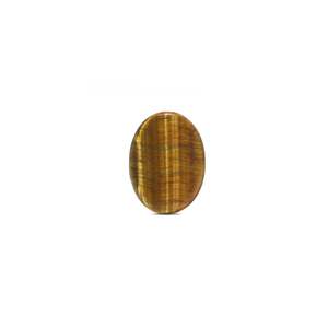 Piedras Preciosas Minerales Pulimentadas de Ojo de Tigre de 30.8 Quilates, Forma Cuadrada/Ovalada, Parte Posterior Plana - Product Image 2
