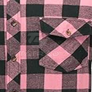 Chemises en flanelle pour hommes, vêtements décontractés, dernier design, couleurs personnalisées, 100% coton tissé, respirant, de haute qualité, écologique, automne - Product Image 3