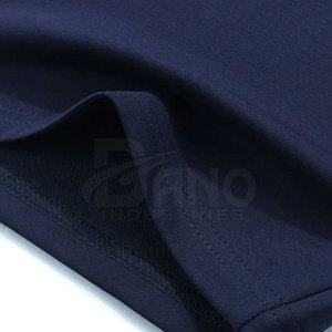 Pantalones cortos de hombre de lona sólidos de algodón 100% con cintura elástica media al por mayor, personalizados de talla grande, con cierre de cordón de secado rápido para uso informal - Product Image 4