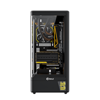 KINPOWER Pc Tower Case Gaming Tempered Glass Micro Atx Unique Design Mesh Pc Computer Case