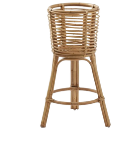 Meilleure vente de grands pots de plantes en rotin fait main en métal bambou jardinières intérieur extérieur jardin grands pots de fleurs panier en rotin - Product Image 5