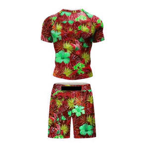 New Arrival Custom Sublimation <b>BJJ</b> <b>Rash</b> <b>Guard</b> Printed Spandex Fabric Fight Training Wear In Unique Style And Best Quality - Product Image 2