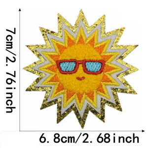 Patchs en chenille personnalisés, patchs brodés, patchs d'été 2026 - Product Image 3