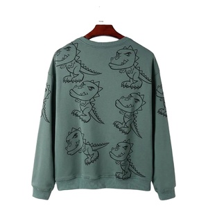 Sudaderas holgadas de algodón 10% para mujer de alta calidad, ropa de verano de manga larga, nuevas sudaderas verdes de moda para mujer a la venta - Product Image 2