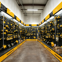 Étagère murale modulaire en métal robuste pour outils, présentoir de quincaillerie pour magasin de détail, support d'affichage pour outils électriques
